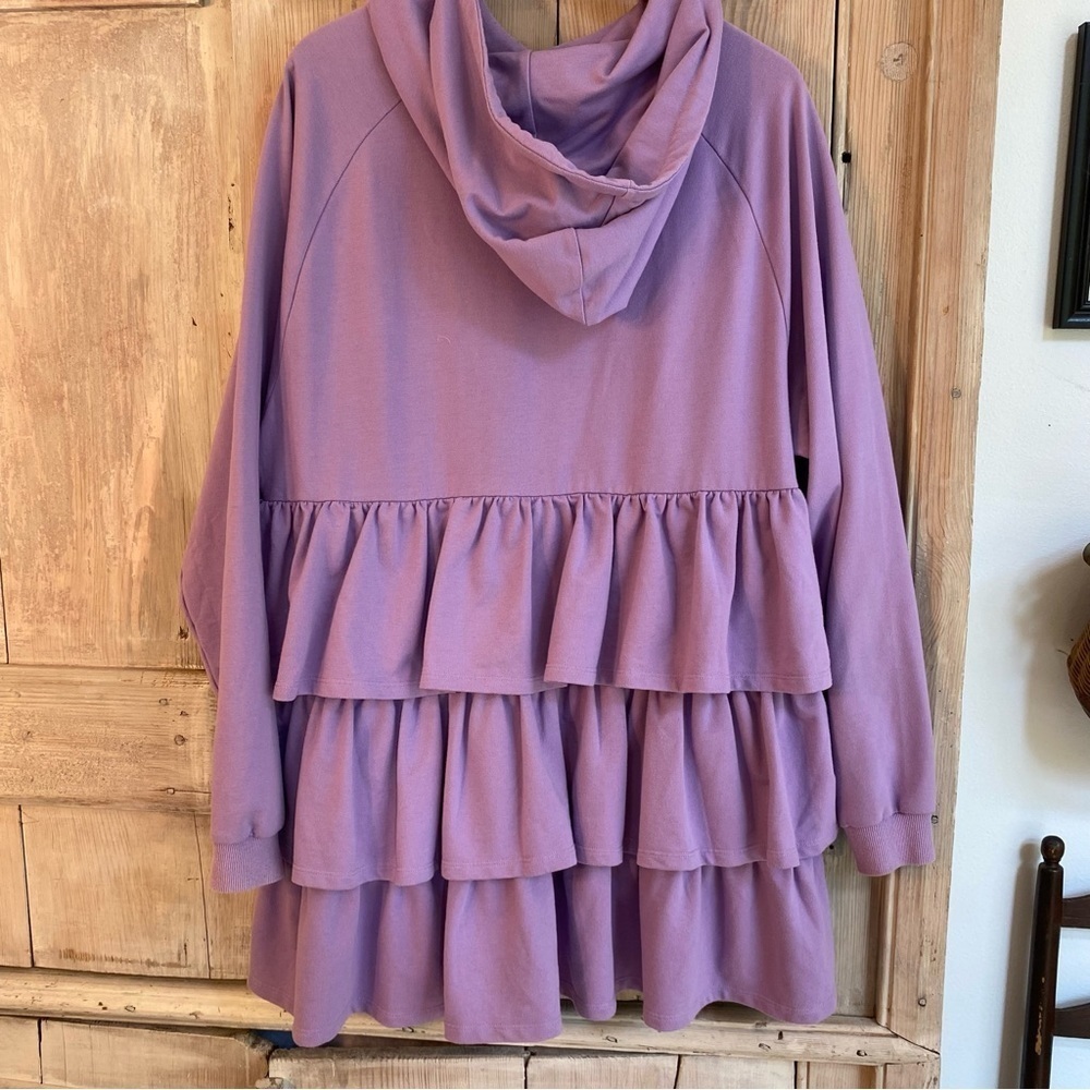 Lazy Oaf Rare Elephant Fucked oversized Hoodie Dress Size S/M - Picture 5 of 7